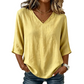 👚 Flowy V-Neck Top with Breezy Silhouette