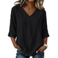 👚 Flowy V-Neck Top with Breezy Silhouette