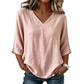 👚 Flowy V-Neck Top with Breezy Silhouette