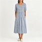 Women’s Casual Striped Relaxed Fit Dress
