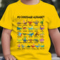 🔥🎁 New Arrival: Half-Price Offer 🔥 Children's T-shirt with Dinosaur and Letter Prints
