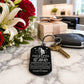 Stainless Steel Couple Keychain