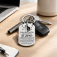 Stainless Steel Couple Keychain