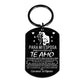 Stainless Steel Couple Keychain